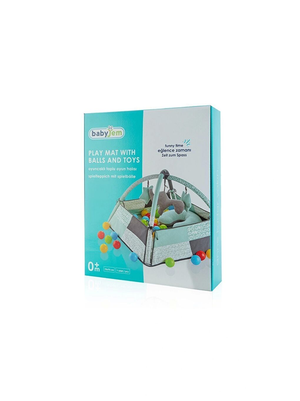 690 Oyuncaklı Toplu Oyun Aktivite Halısı Yeşil-6