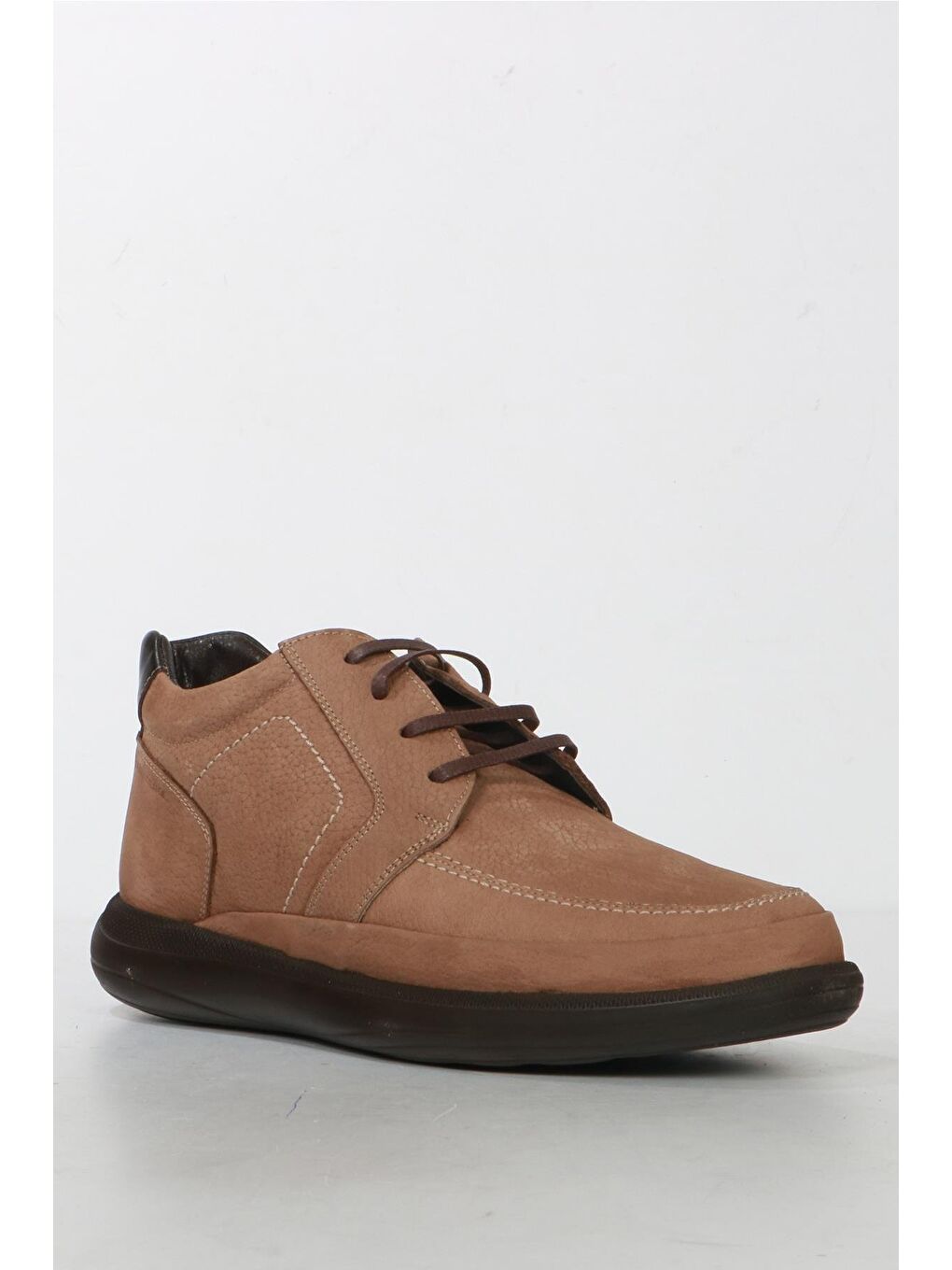Bej Castelo Hakiki Deri Outdoor Erkek Bot-1
