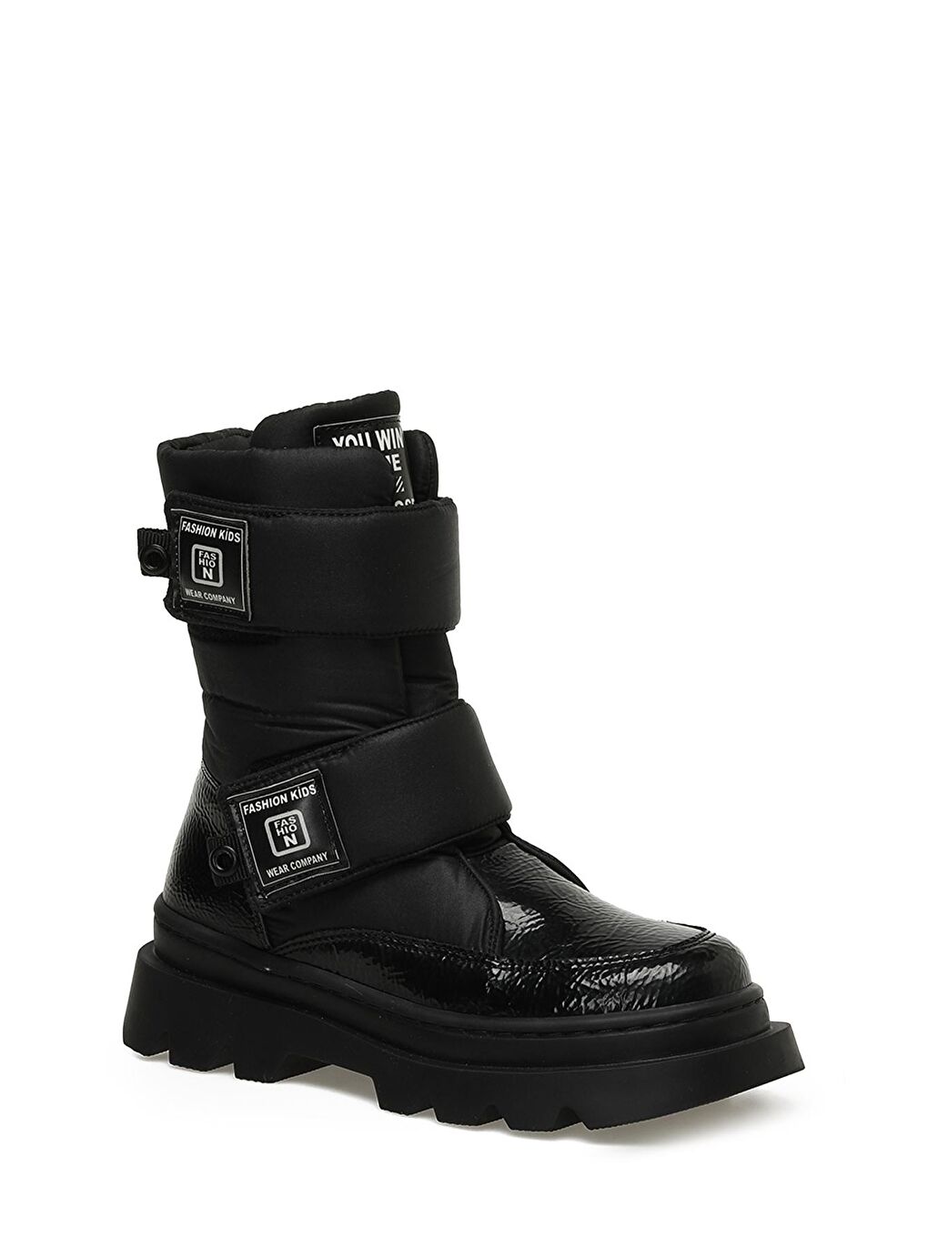 MORTE STK F 3PR Siyah Kız Çocuk Çizme-1