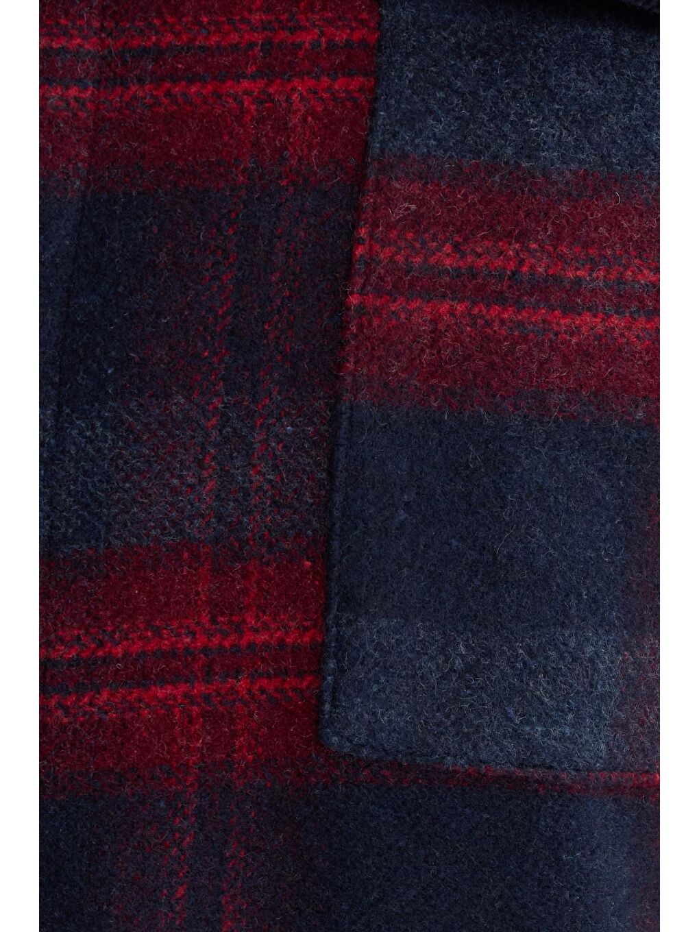 Karışık Erkek Relax Fit Rahat Kesim Spor Yaka Kareli Çift Cep Kapaklı Kışlık Gömlek-5