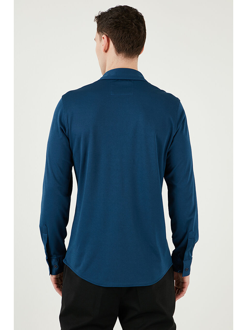 İndigo Pamuklu Regular Fit Düz Yaka %100 Pamuk Gömlek CF25S119628-5