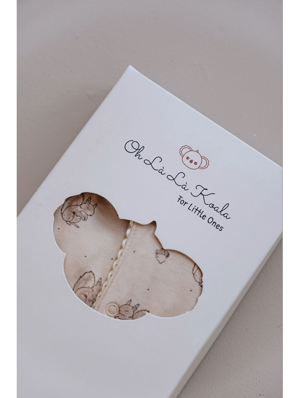 Bej Sincap Serisi 4lü Yenidoğan Set (0-3 Ay)-4