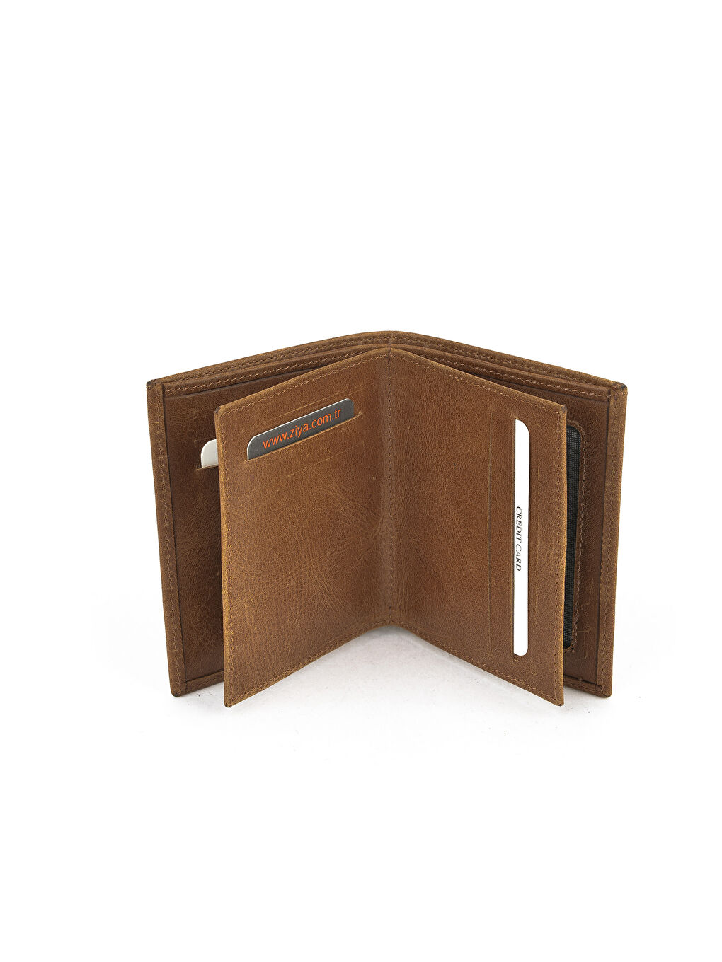 Kahverengi Erkek Hakiki Deri Cüzdan 1519841ZD09 Taba-1