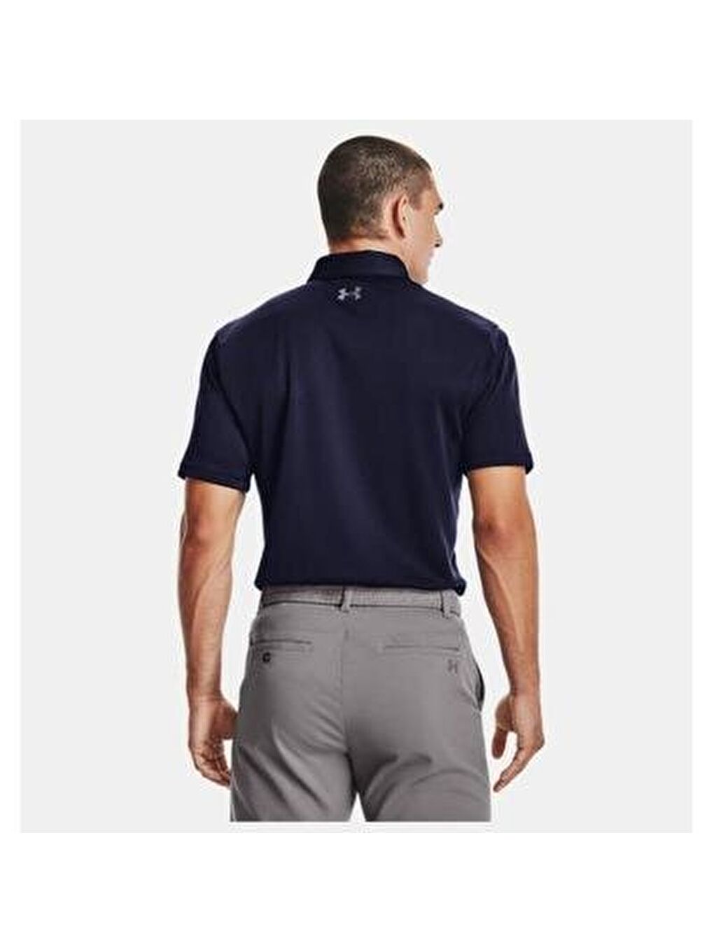 Tech Erkek Lacivert Polo Yaka Tişört-1