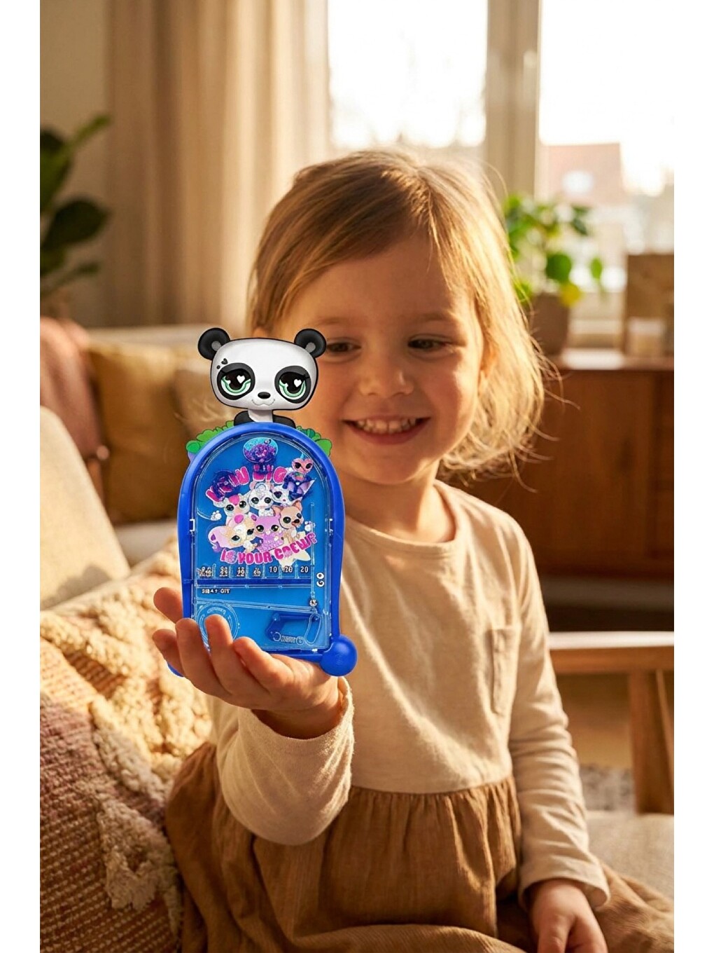 Pinball Oyunu Littlest Pet Shop Nostaljik Retro Eğitici El Oyunu Pilsiz 2+ Yaş Çocuk Oyuncak-1