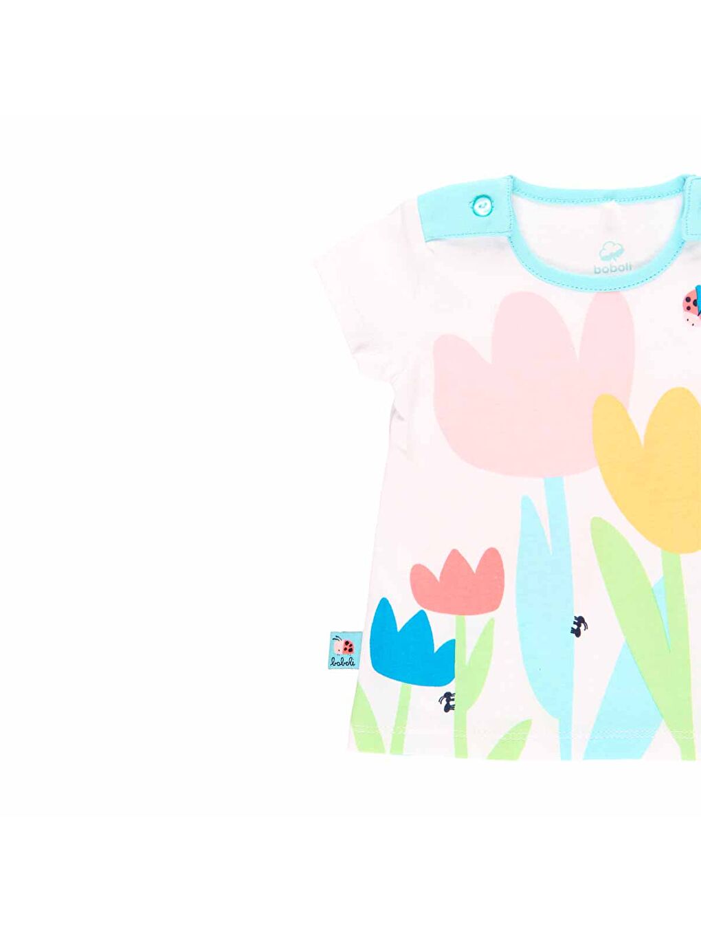 Kız Bebek Pamuk Elbise Beyaz-3