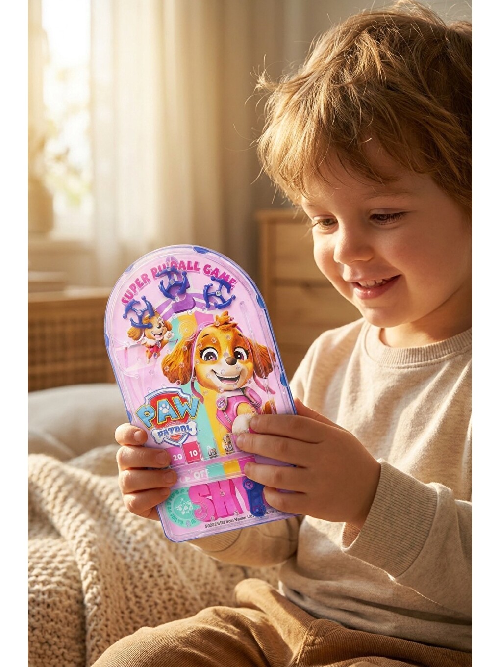 Pinball Oyunu Paw Patrol Nostaljik Retro Eğitici El Oyunu Pilsiz 2+ Yaş Çocuk Oyuncak-1