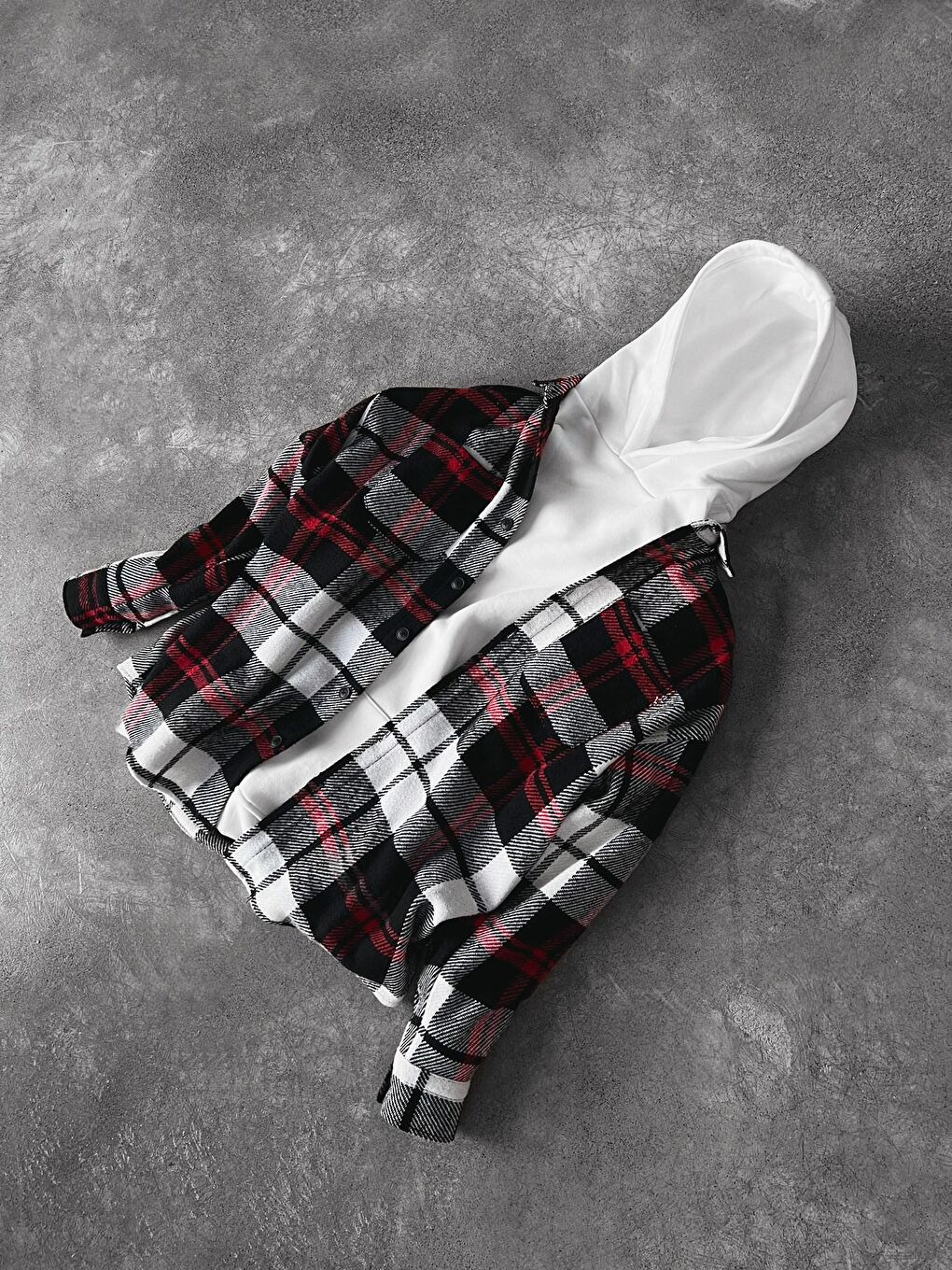 Erkek Oversize Oduncu Gömlek Siyah-1