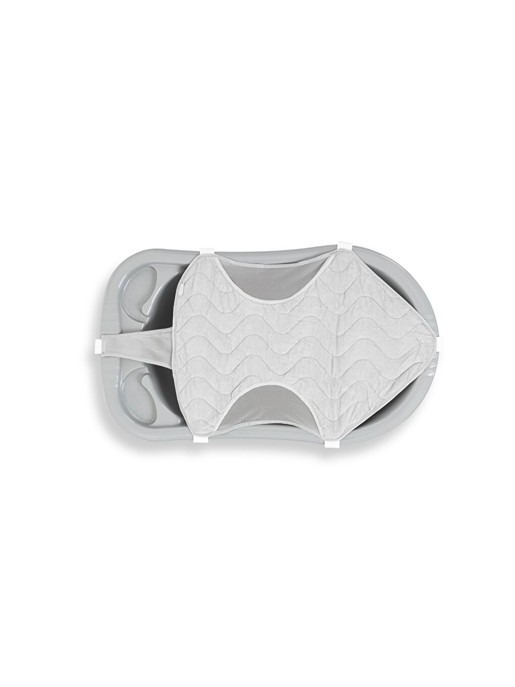 Banyo Küvet Filesi Havlu Büyük Gri-4