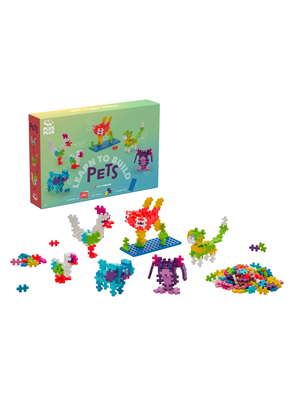 Plus-Plus Learn to Build Pets (275 Parça)-2
