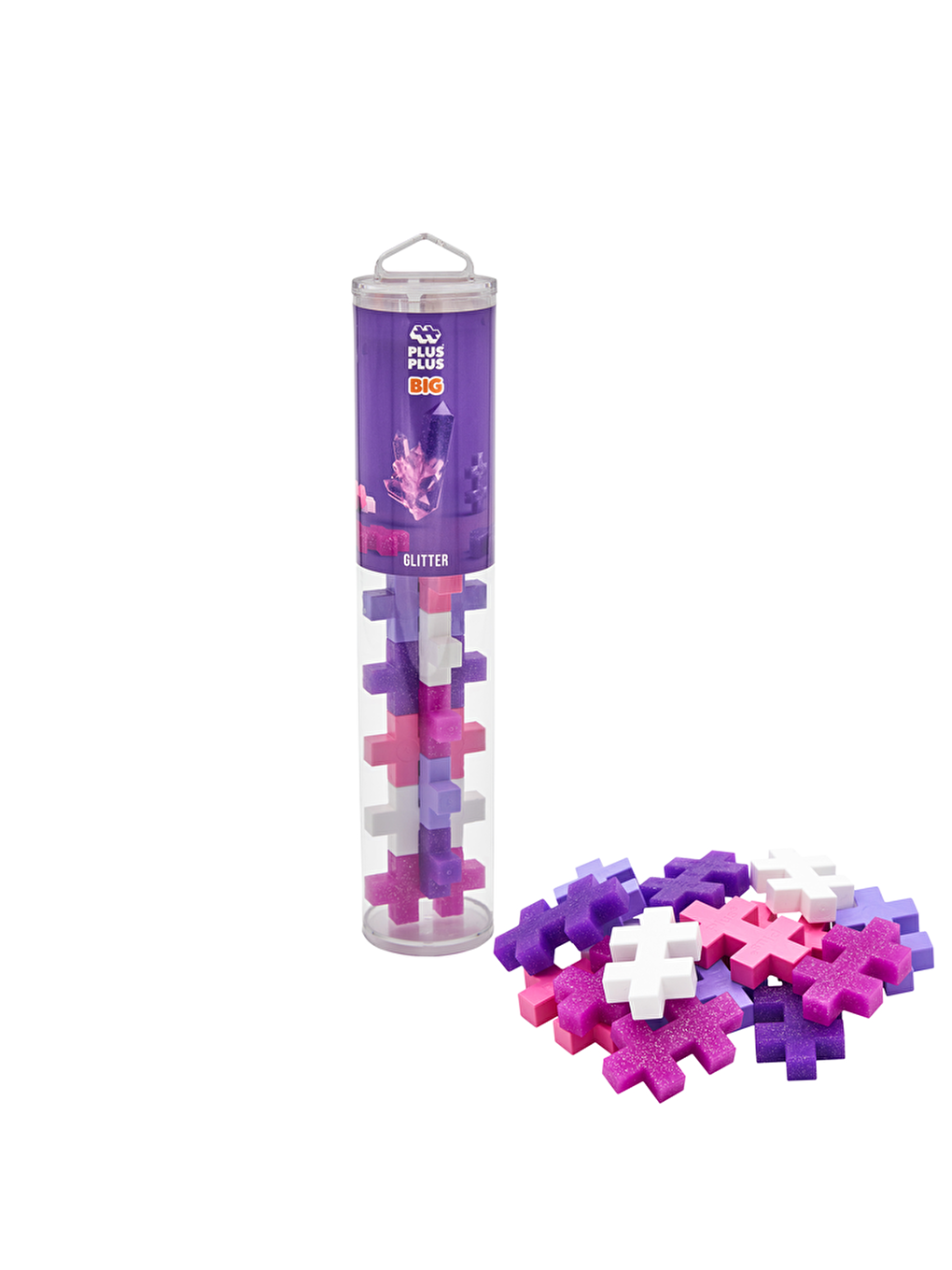 Plus-Plus Big Glitter (15 Parça Tüp)