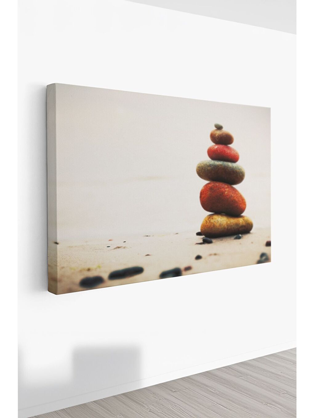 Beyaz Dekoratif Kanvas Tablo - FDC207 - ERSYFDC207-5070-1