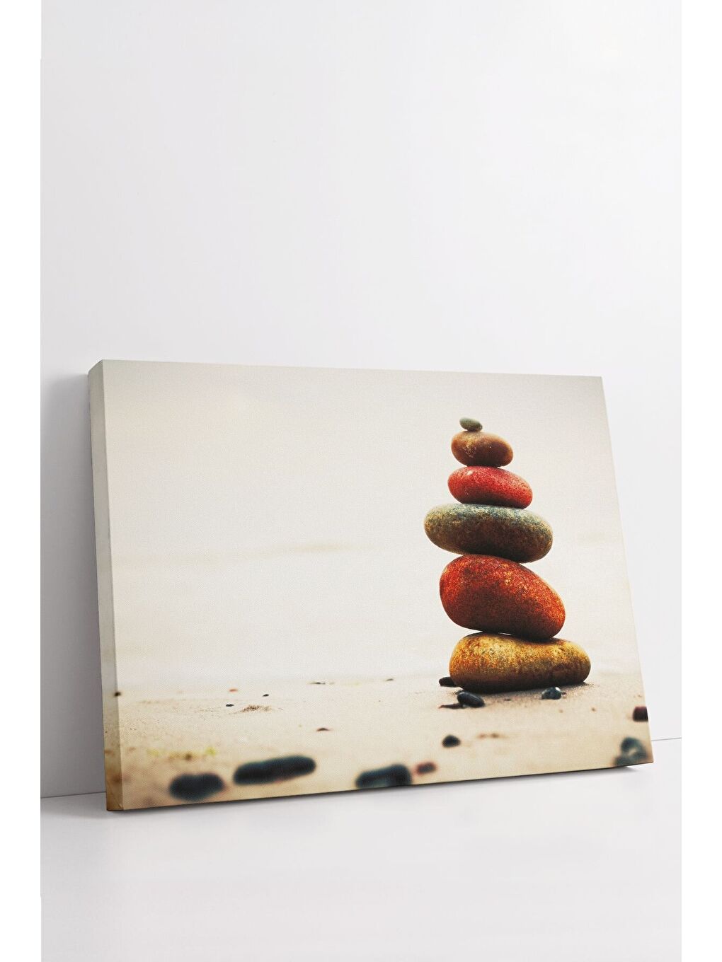 Beyaz Dekoratif Kanvas Tablo - FDC207 - ERSYFDC207-5070-2