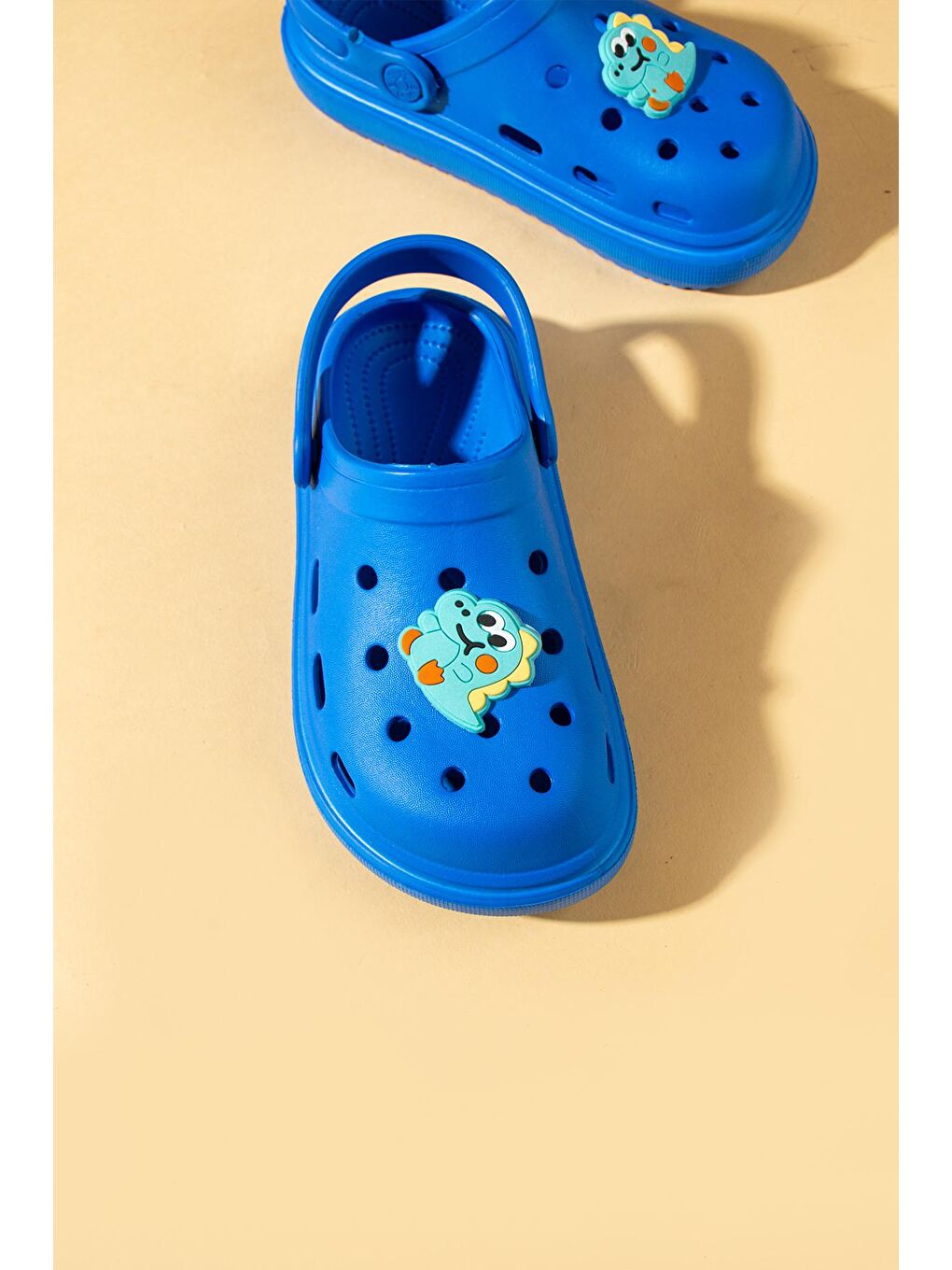 Mavi Maskotlu Rahat Taban Eva Çocuk Terlik-1