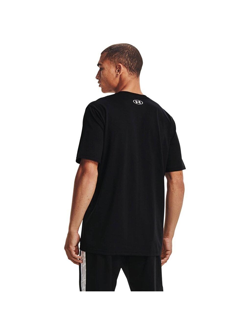 Abc Camo Boxed Logo Erkek Siyah Tişört-1