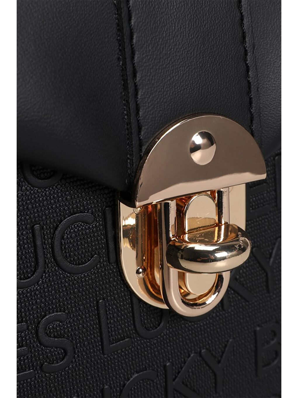 Siyah Desenli Kadın Sırt Çantası-4