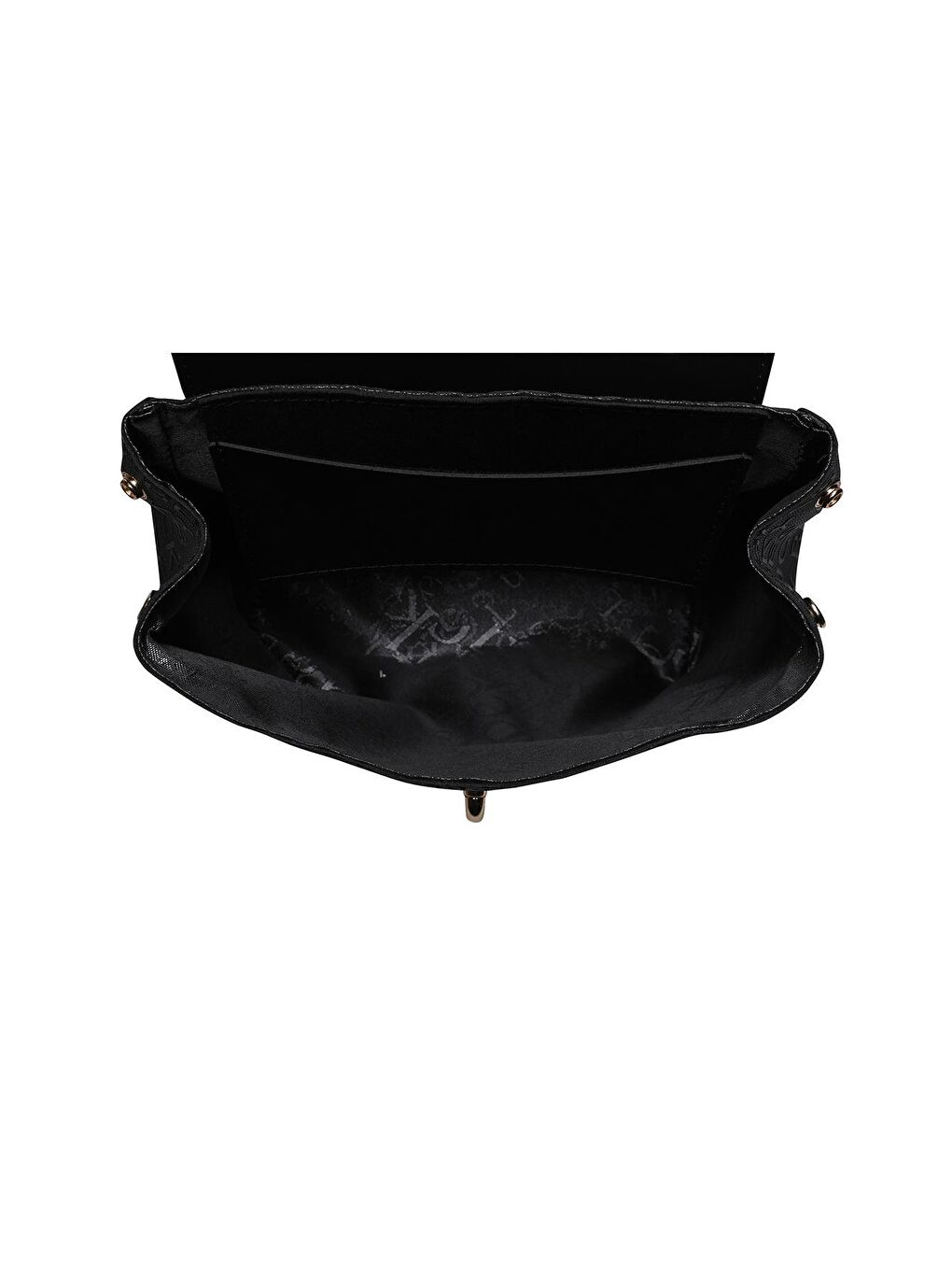 Siyah Desenli Kadın Sırt Çantası-5