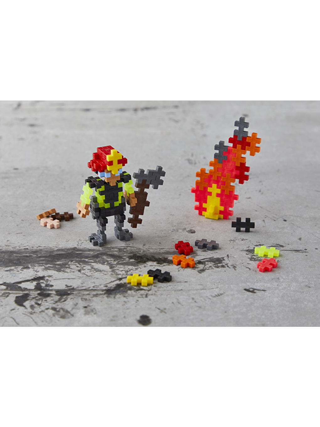 Plus-Plus Fire (100 Parça Tüp)-1