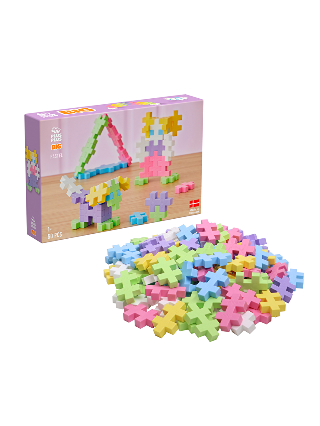 Plus-Plus Big Pastel Mix (50 Parça)