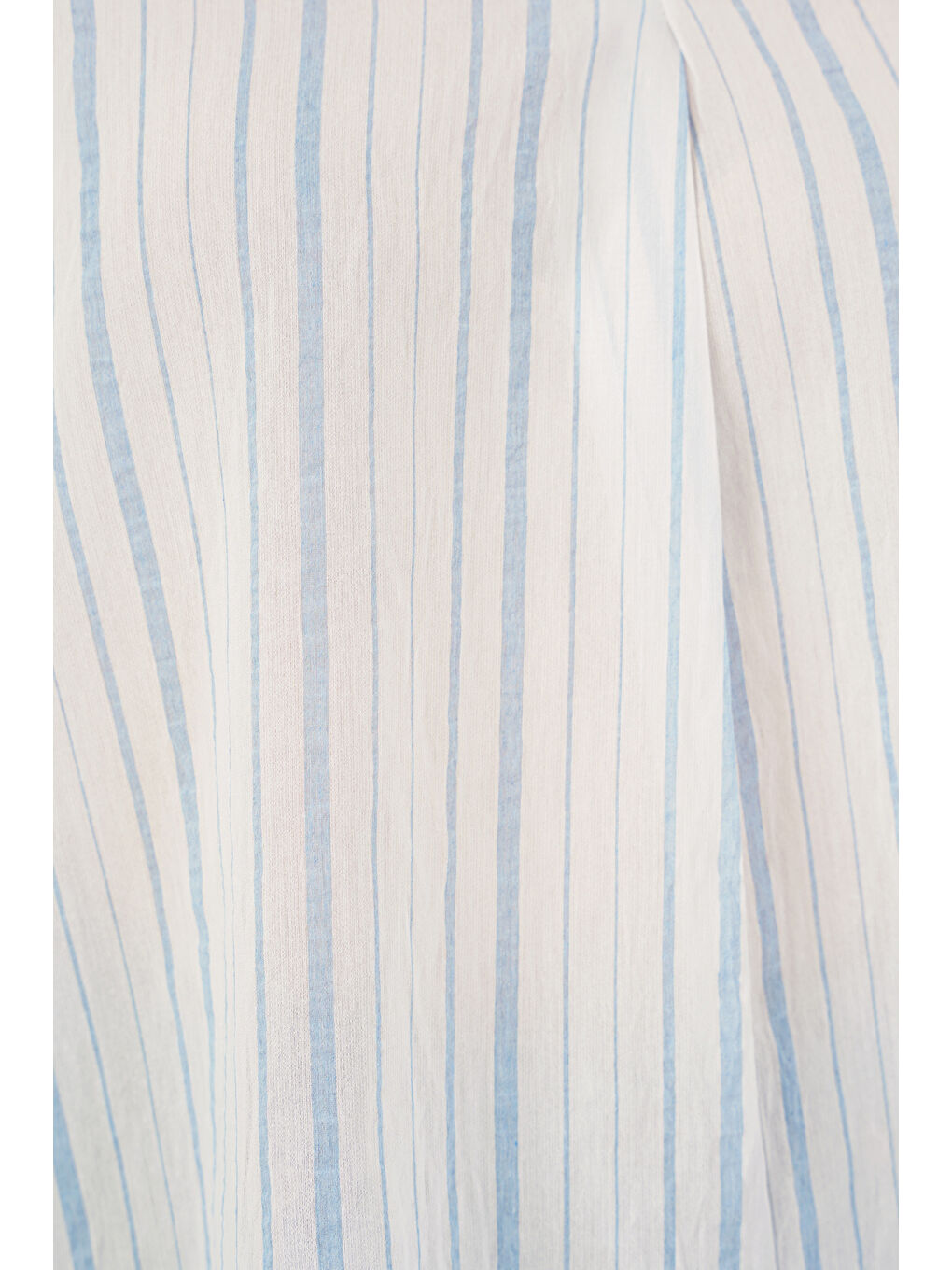 Kadın Çizgili Oversize Bluz 967 - A.Mavi-4