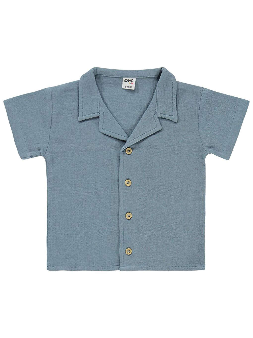 İndigo Baby Müslin 6-18 Ay Takım - Mavi-1