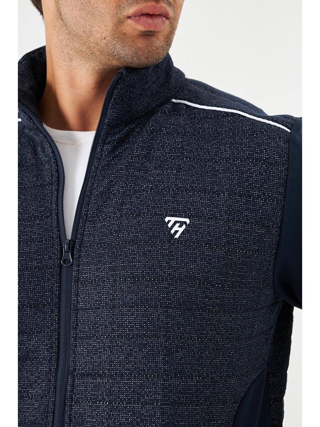 Erkek Tam Fermuarlı Eşofman Takımı Lacivert 5753-L-6