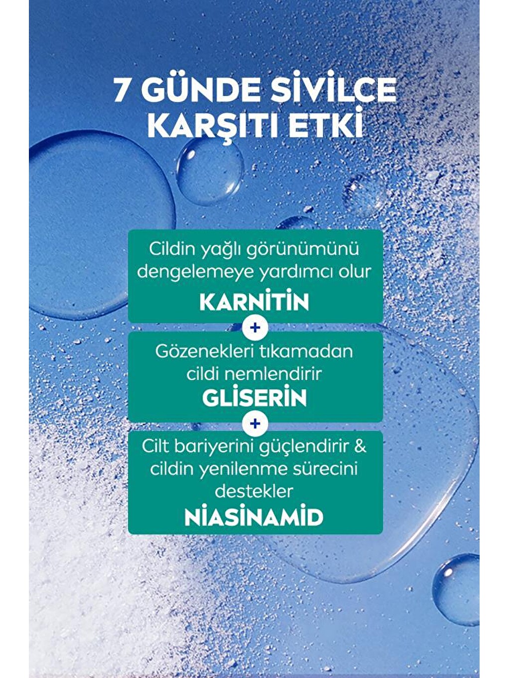 Spf50 Derma Skin Clear Sivilce Karşıtı Güneş Koruyucu Yüz Krem 40ml,matlaştırıcı,niasinamid,karnitin-3