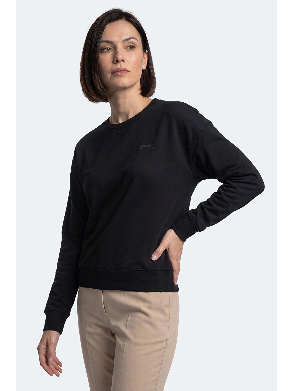 Kunto I Kadın Siyah Sweatshırt-4
