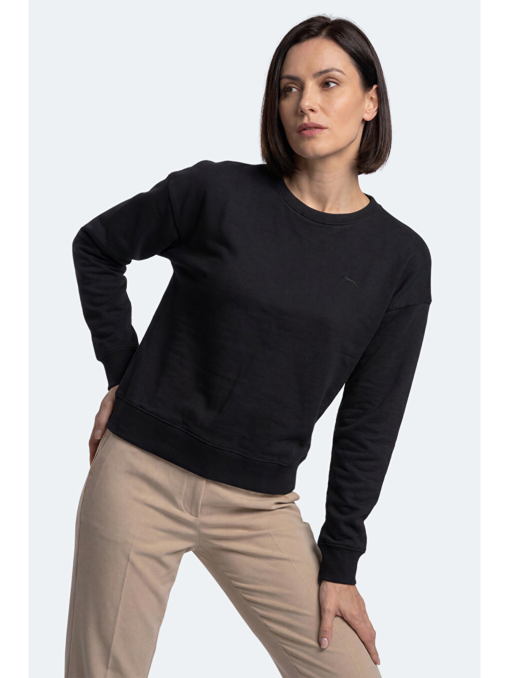 Kunto I Kadın Siyah Sweatshırt-7