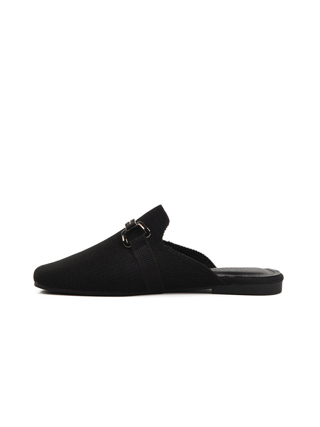 Siyah Triko Hafif İnce Taban Önü Kapalı Kadın Terlik 277132 Z-1