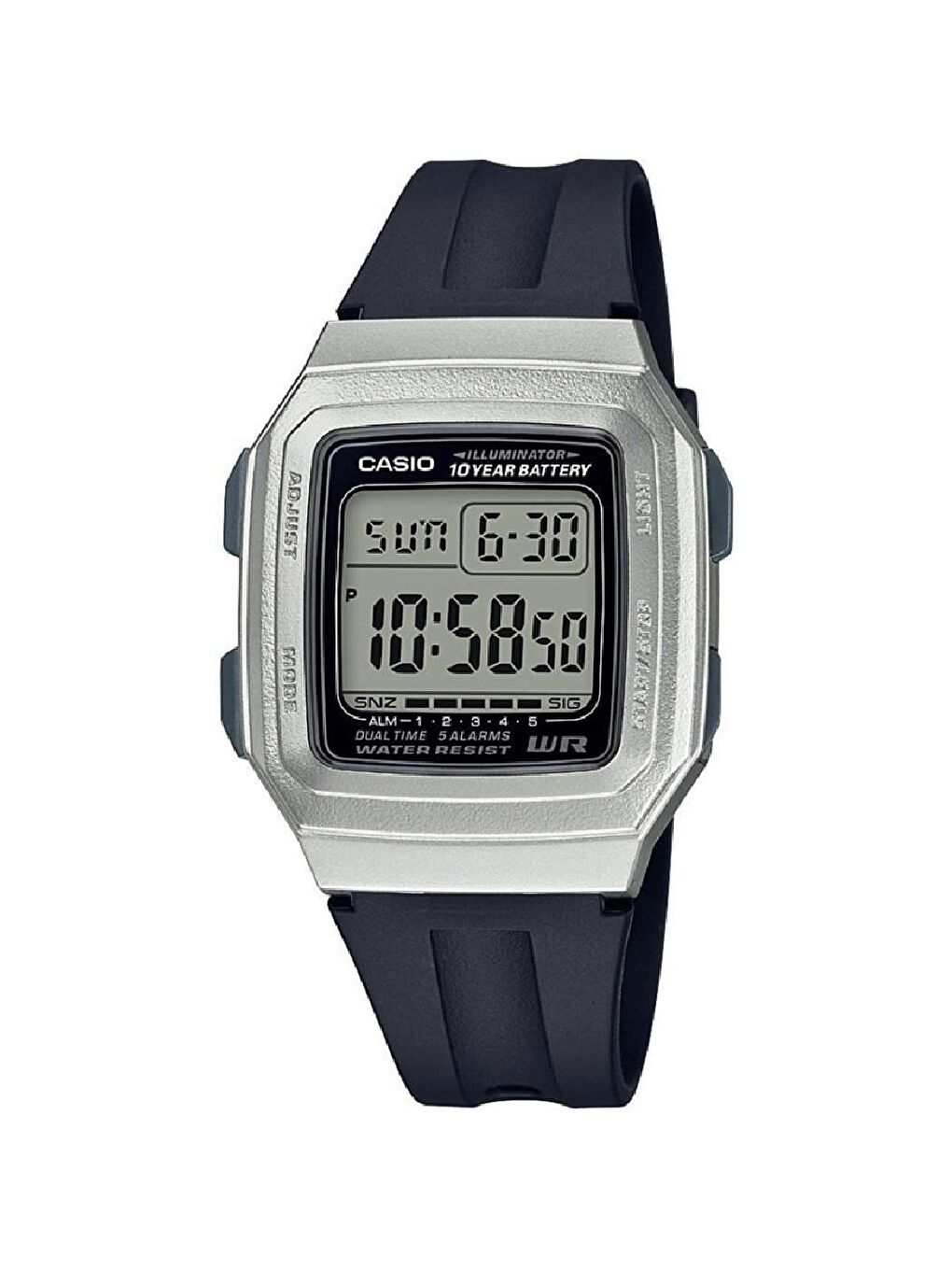 CASIO Gri Erkek Kol Saati F-201WAM-7AVDF