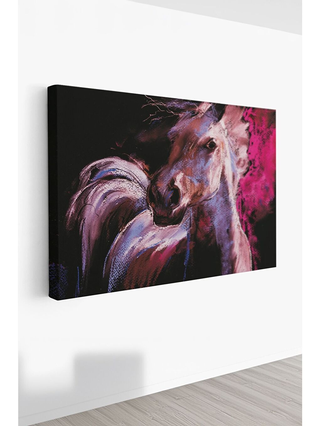 Beyaz Dekoratif Kanvas Tablo - FDC29 - ERSYFDC29-70100-1