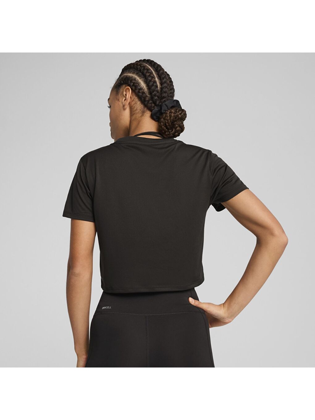 Tad Essentials Baby Kadın Siyah Yuvarlak Yaka Tişört-2