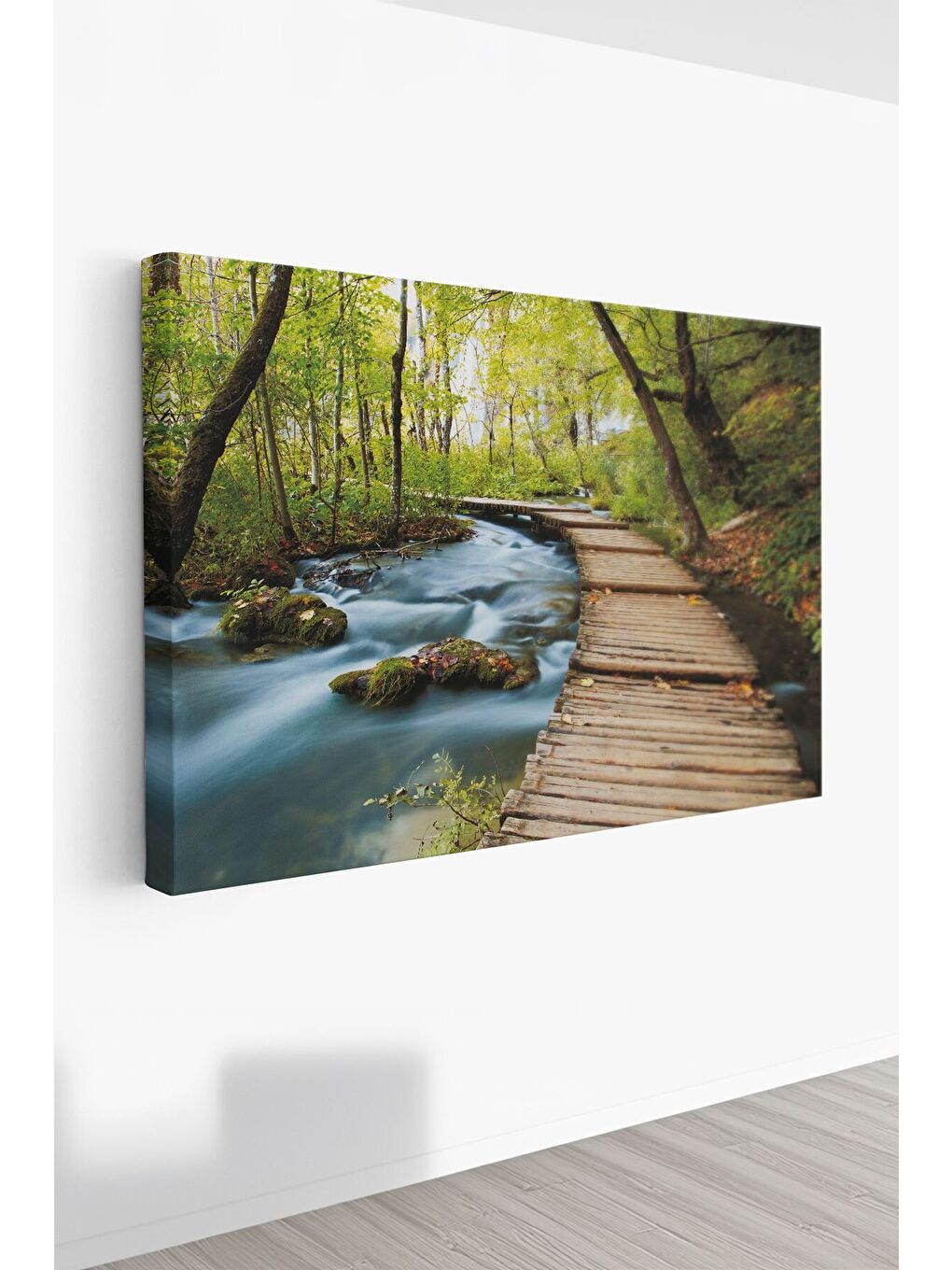 Beyaz Dekoratif Kanvas Tablo - FDC202 - ERSYFDC202-70100-1