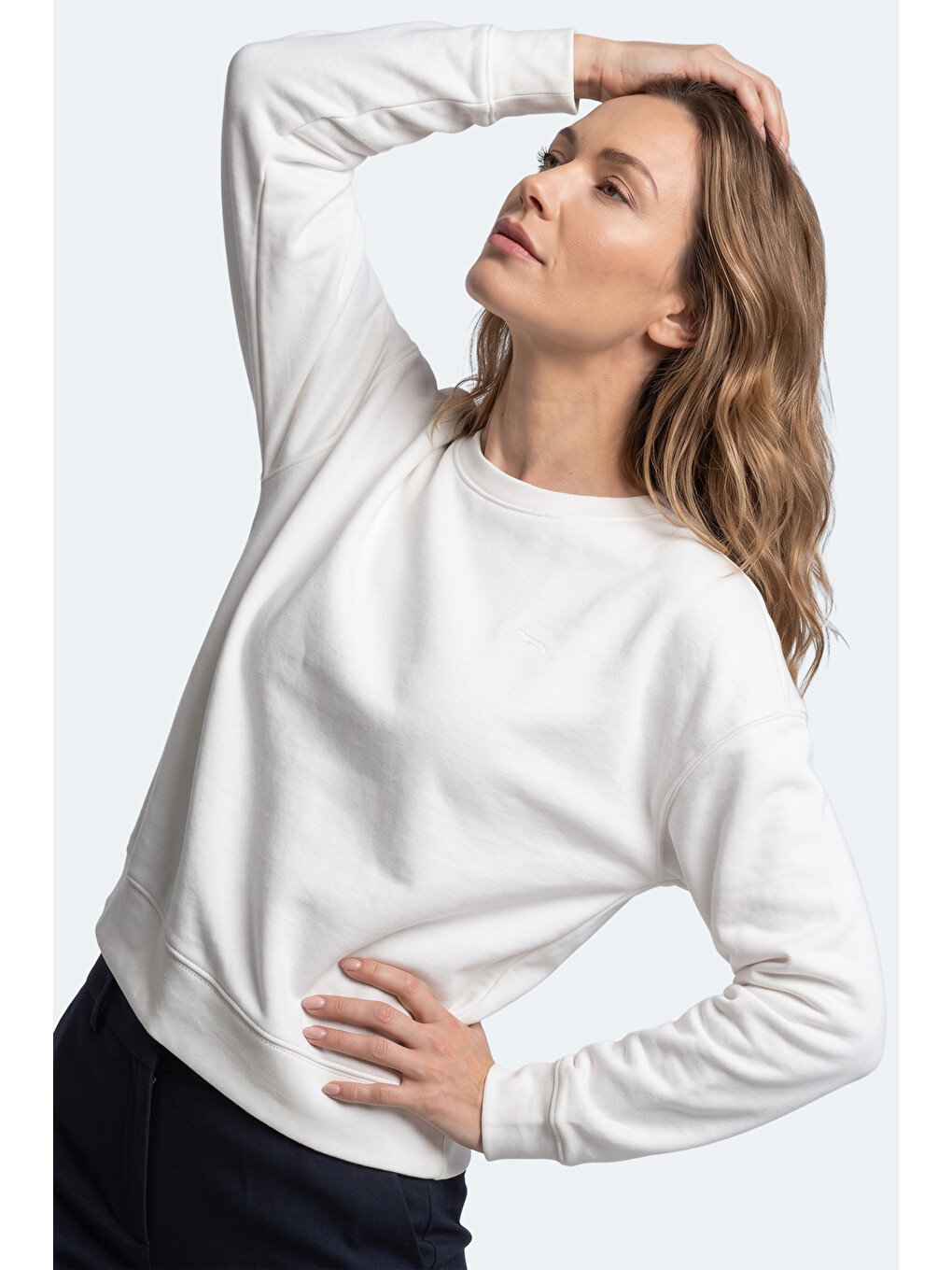Kunto I Kadın Ekru Sweatshırt-3