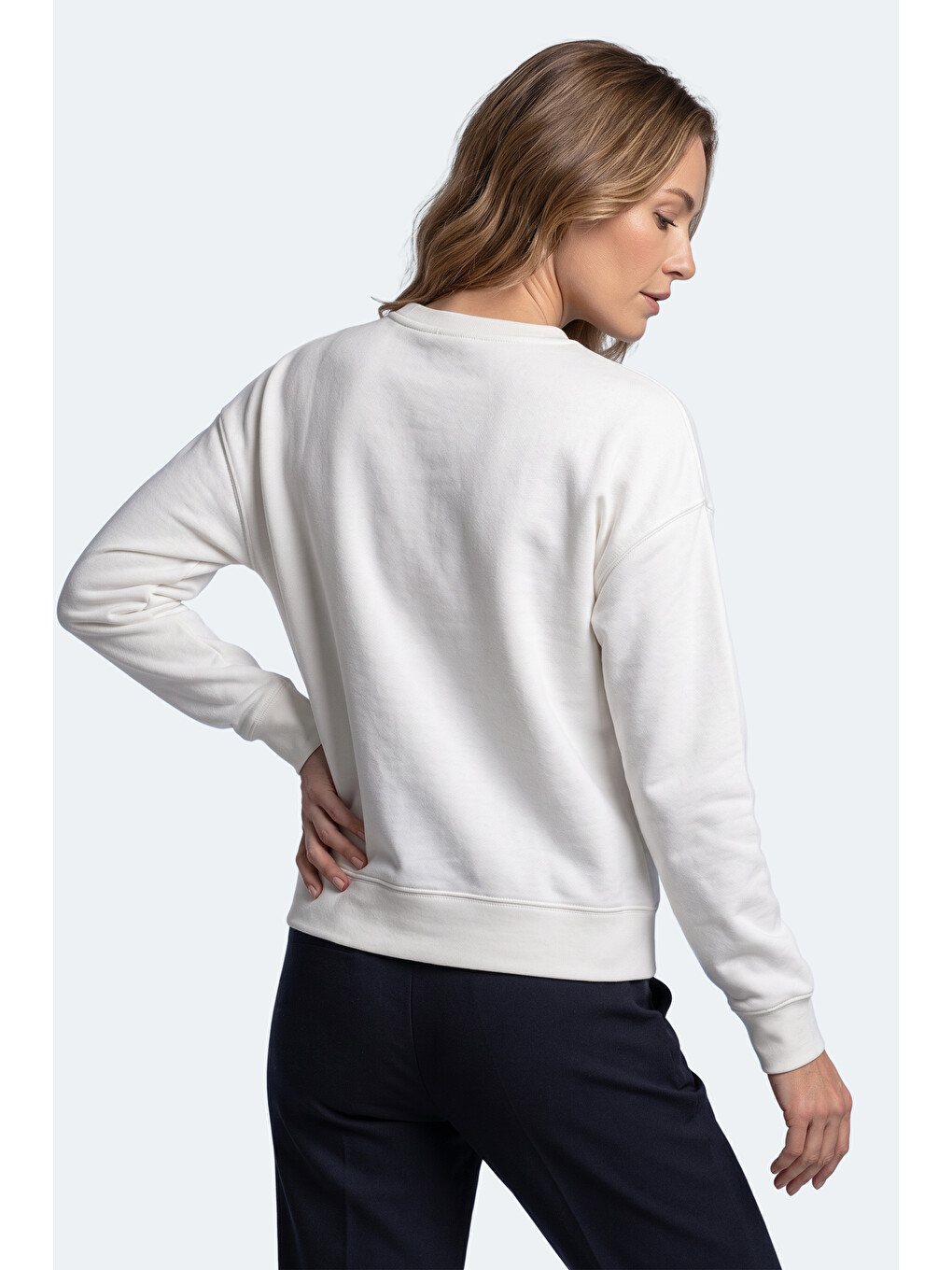 Kunto I Kadın Ekru Sweatshırt-5