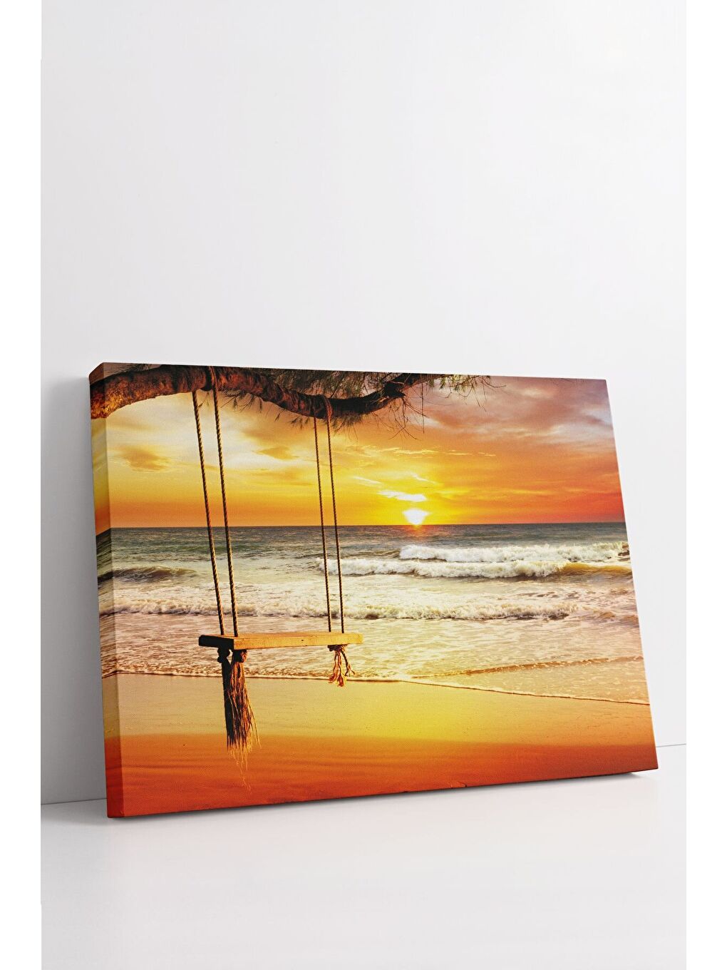 Beyaz Dekoratif Kanvas Tablo - FDC68 - ERSYFDC68-5070-2