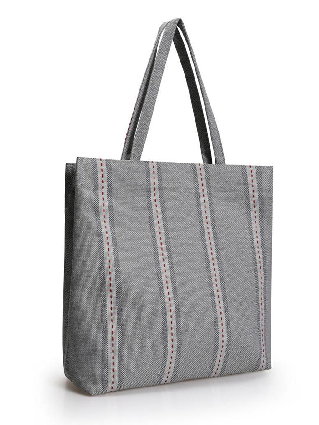 Gri Desenli Kadın El ve Omuz Çantası