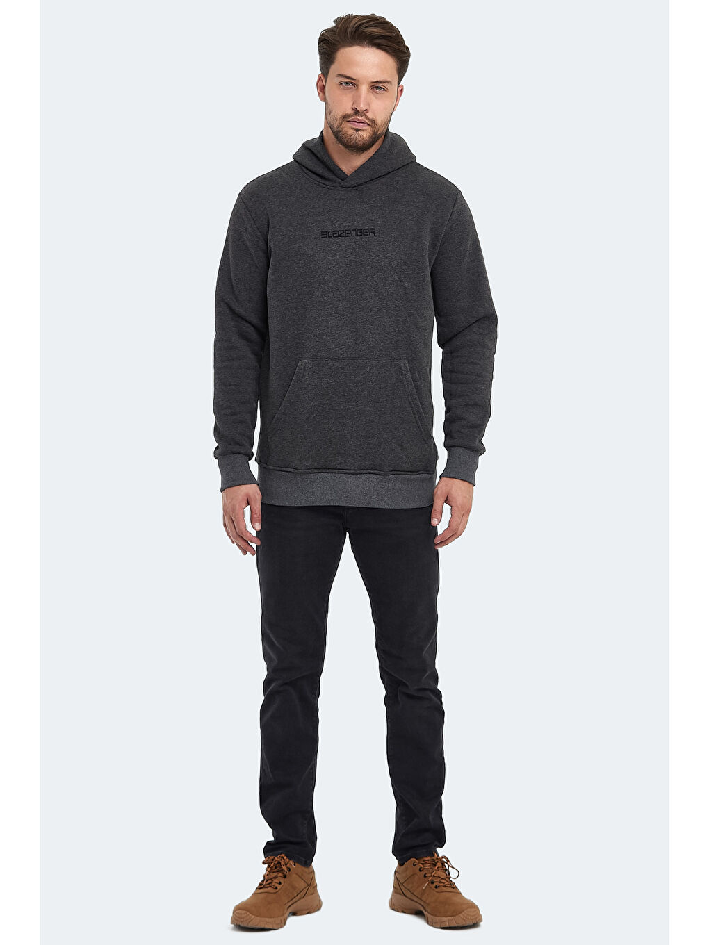 BUSTER  Erkek Hoodie Antrasit-6