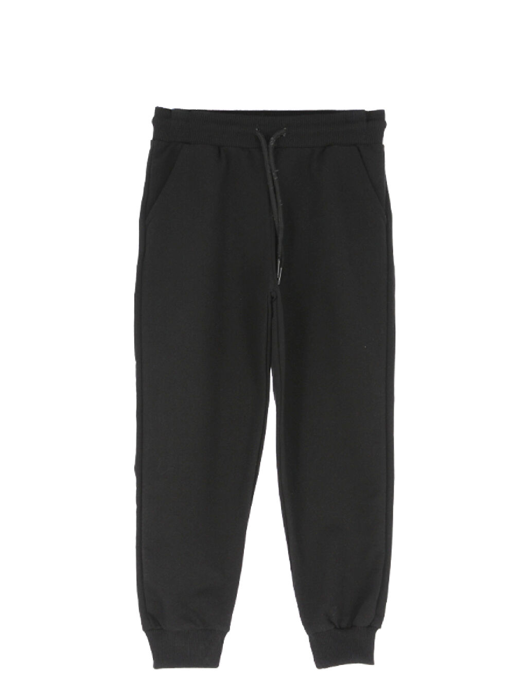 Siyah Erkek Çocuk Eşofman Alt-2 İplik 8-12 Yaş 12476