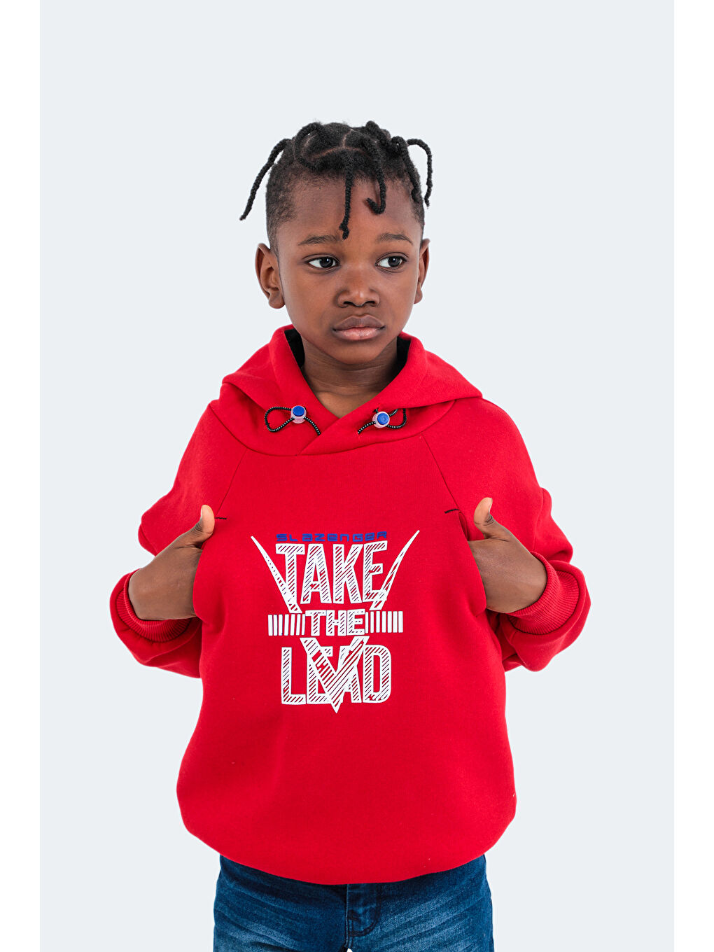 DO Unisex Çocuk Sweatshirt Kırmızı-5