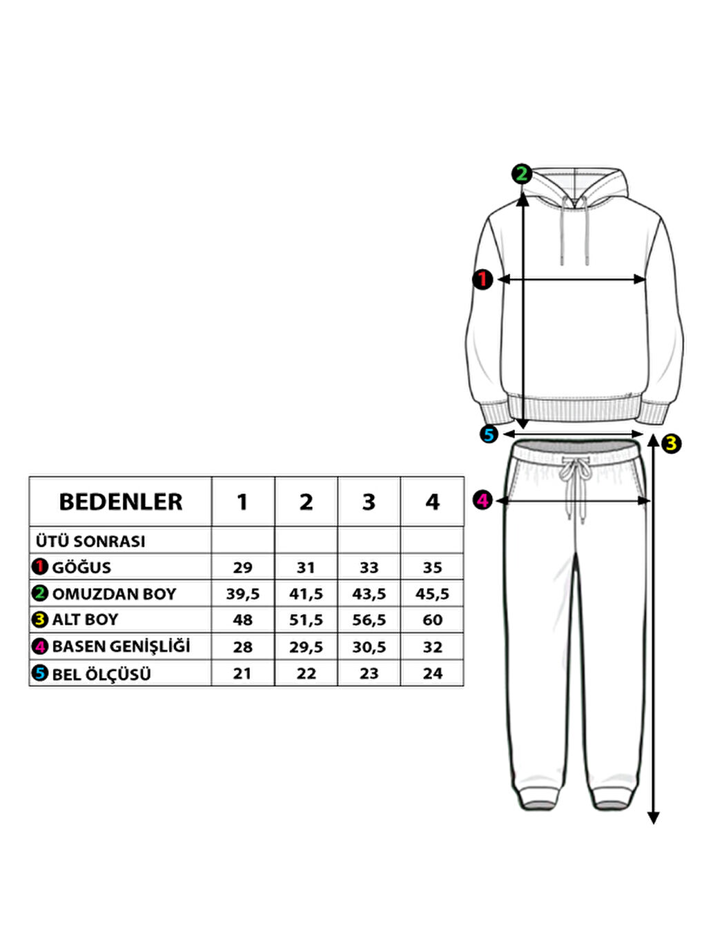 Mavi Erkek Çocuk Kapüşonlu Baskılı EşofmanTakımı-1
