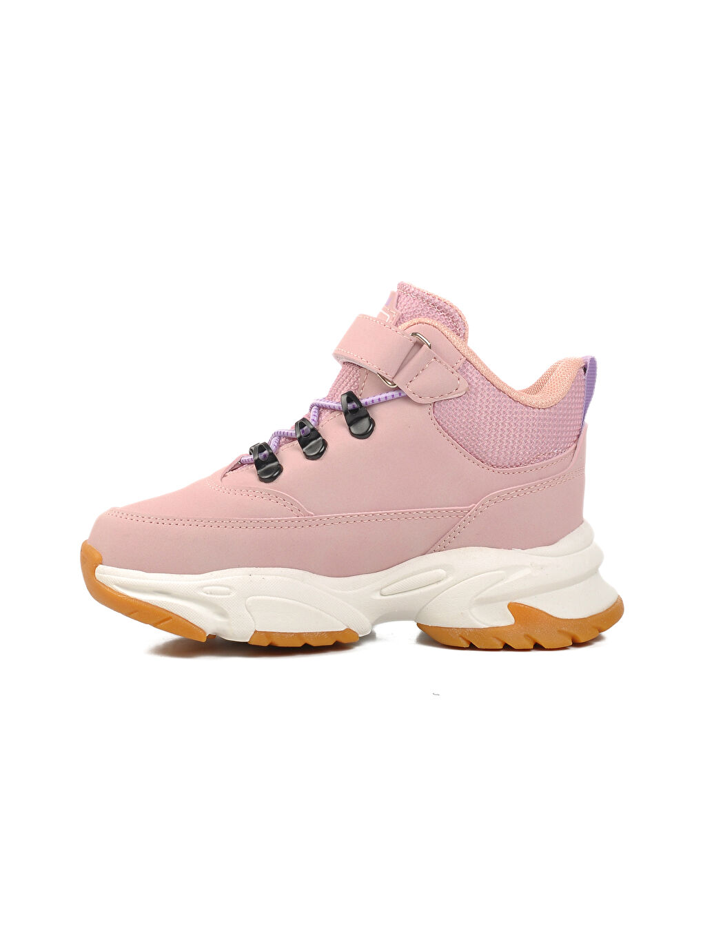 Pembe Pudra Cırtlı Kız Çocuk Bot Evil P-2