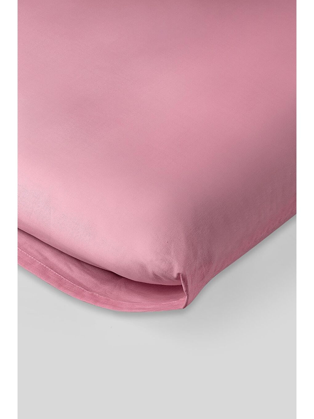 Bluenity Pembe Plain 2'li Pamuklu Yastık Kılıfı 50X70 Cm - Pembe - 2