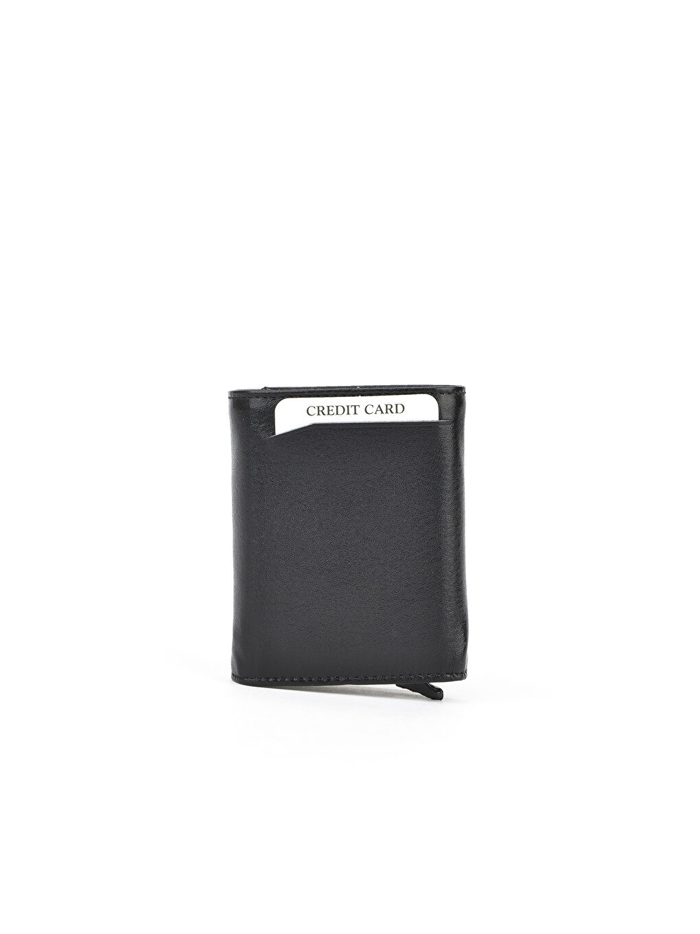 Erkek Hakiki Deri Mekanizmalı Cüzdan 1519841ZYMK12 Siyah-5