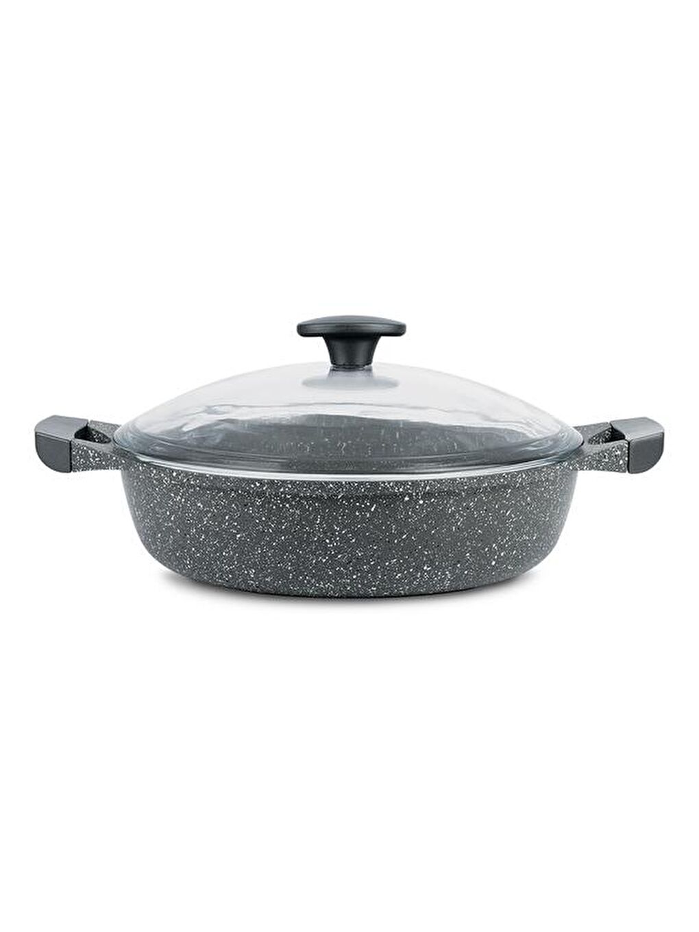 Gri Graneu Karnıyarık Tenceresi - 26 cm
