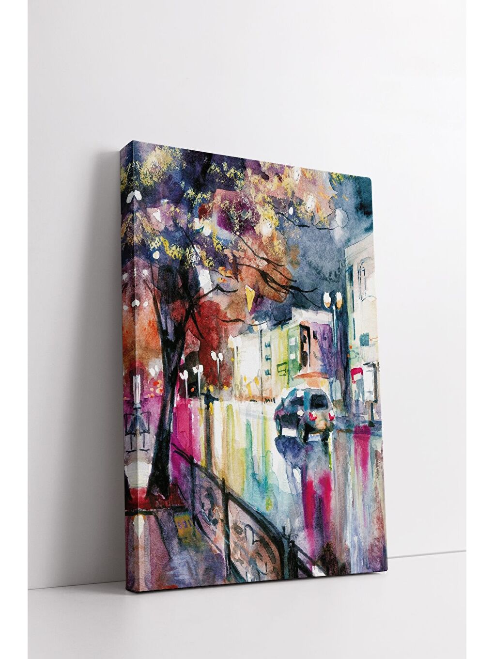 Beyaz Dekoratif Kanvas Tablo - FDC292 - ERSYFDC292-5070-1