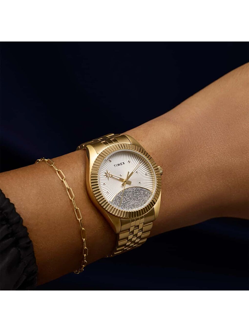 Sarı TW2Y20300 Kadın Kol Saati-6