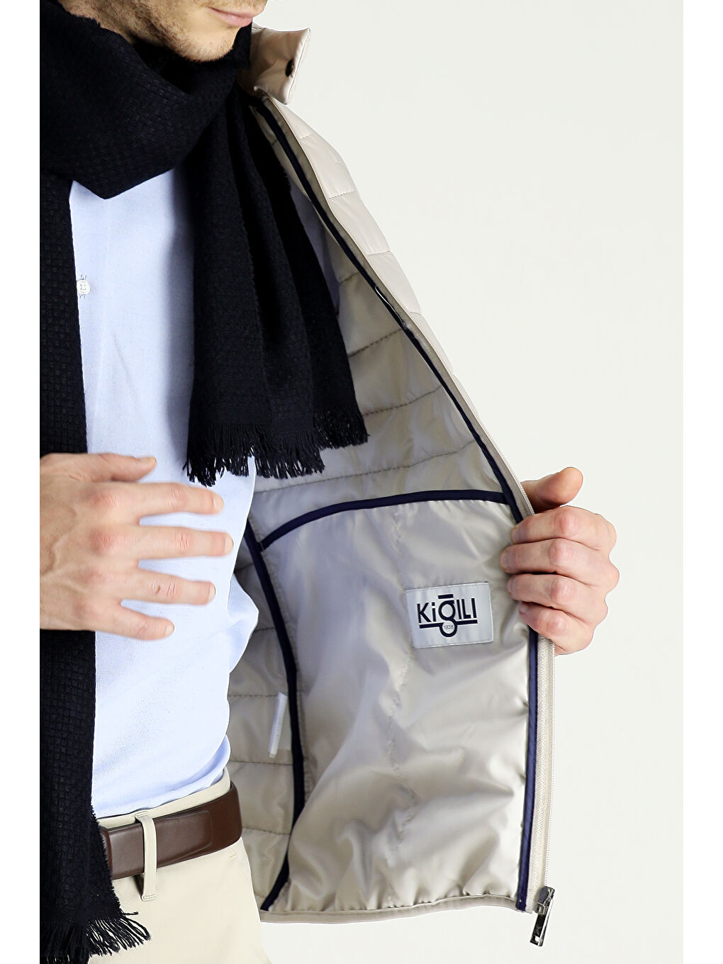 Bej Kapitone Spor Mont-5