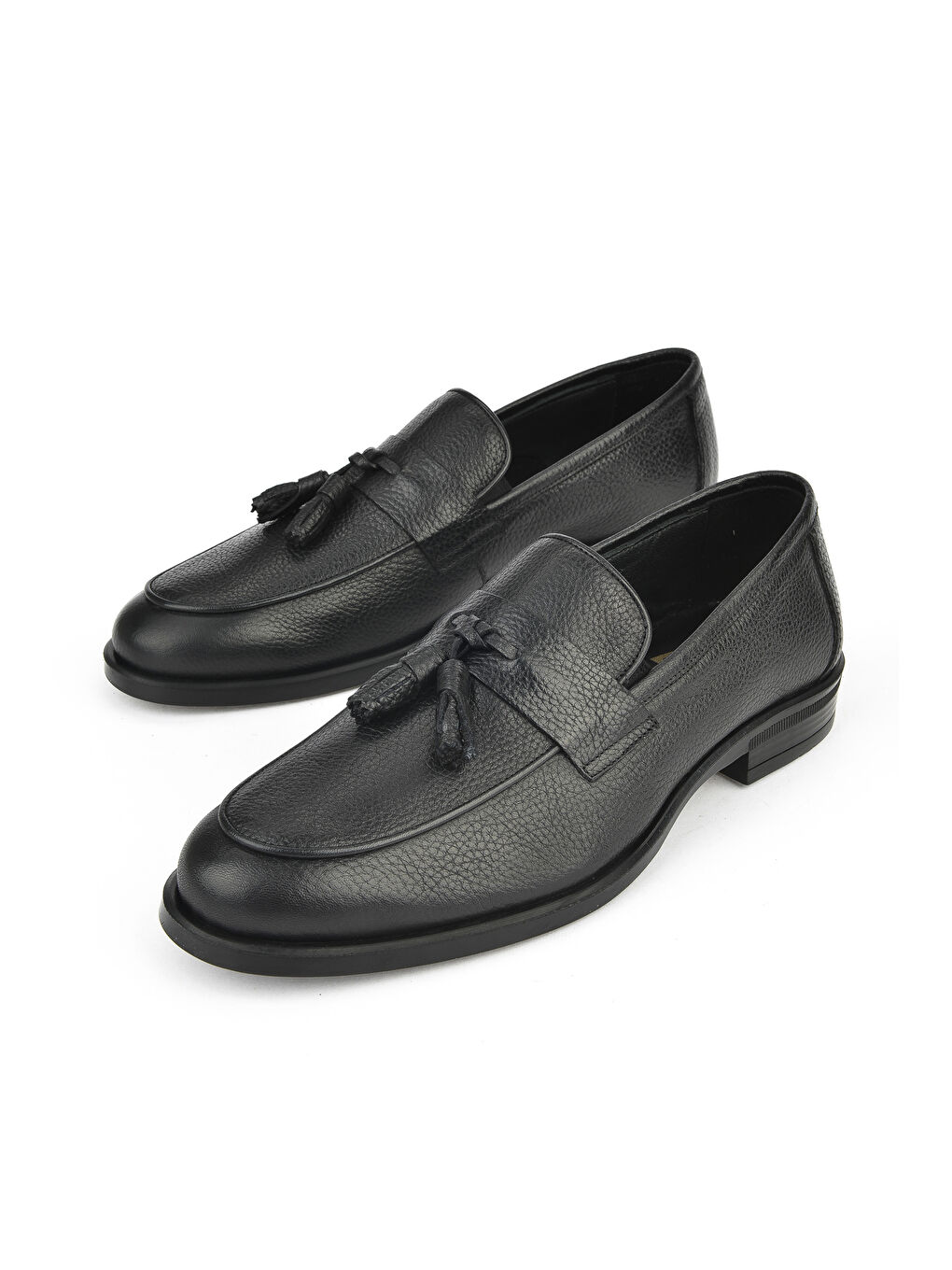 Erkek Hakiki Deri Ayakkabı 151986Z4074 Siyah-4